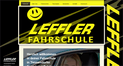 Desktop Screenshot of fahrschule-leffler.com